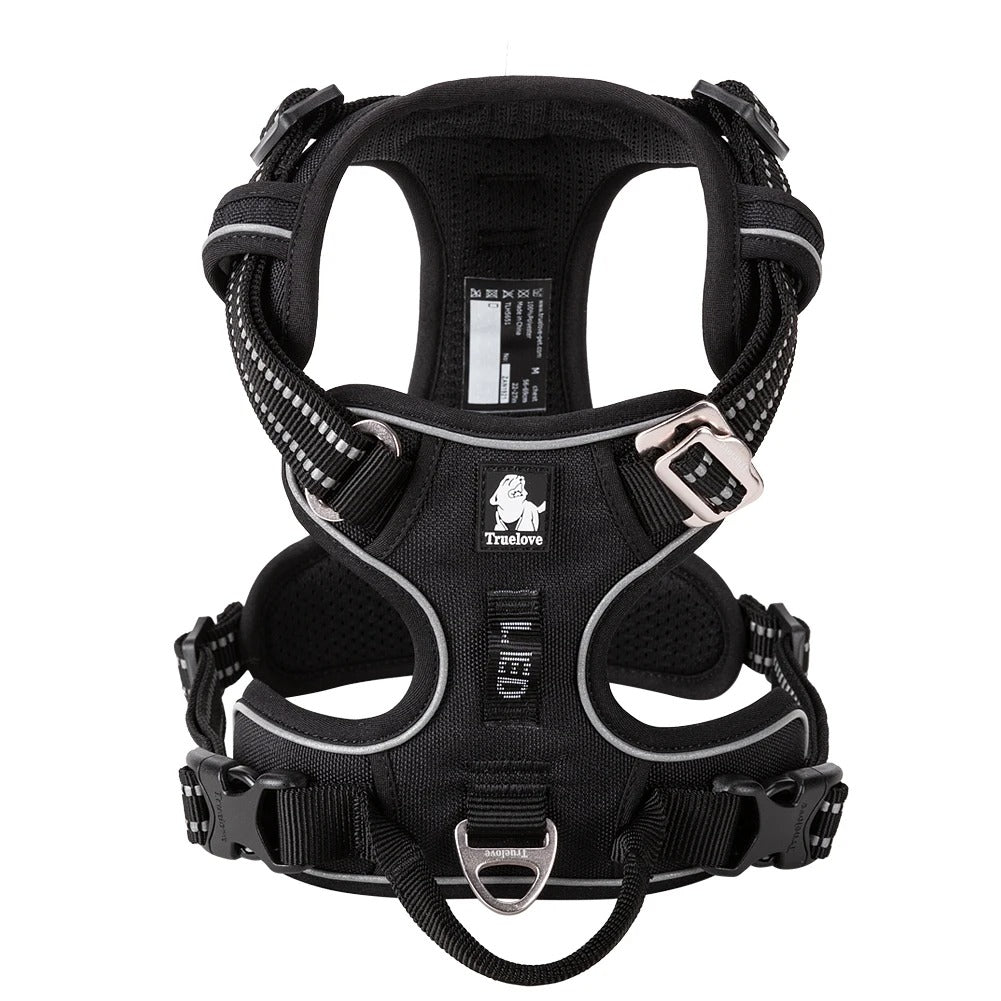 Truelove Reflective Dog Harness – No Pull, Fully Adjustable