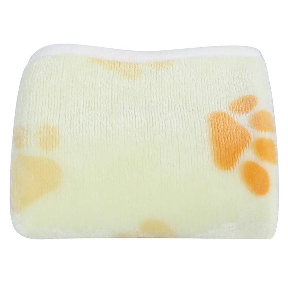 Super-Soft Paw Print Dog Blanket