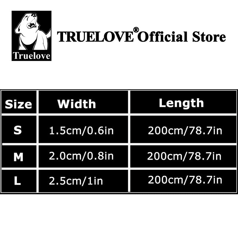 Truelove 7-in-1 Multi-Function Adjustable, Reflective Dog Lead