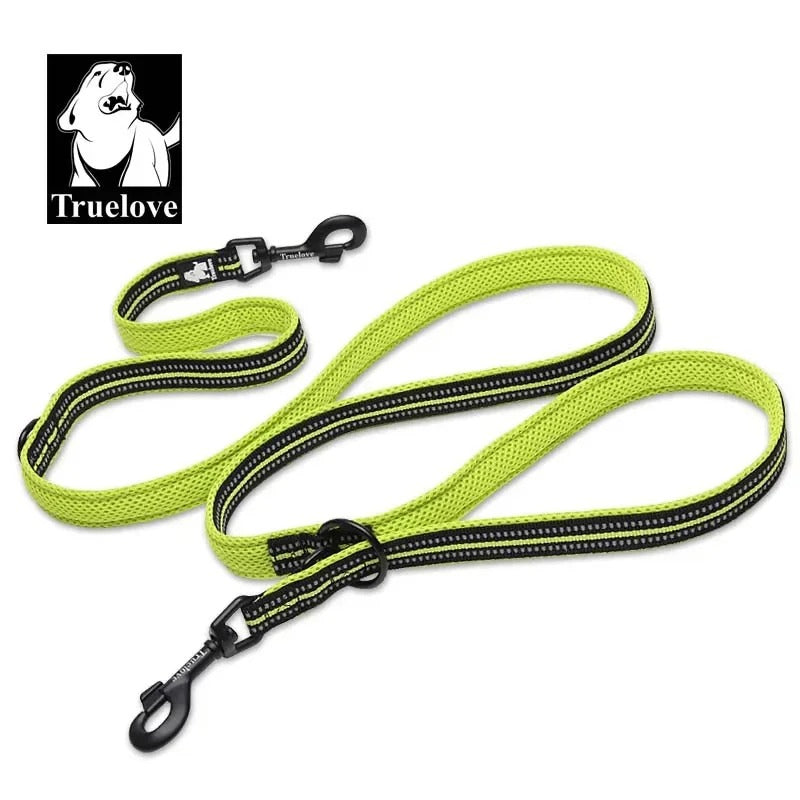 Truelove 7-in-1 Multi-Function Adjustable, Reflective Dog Lead