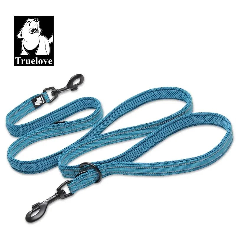 Truelove 7-in-1 Multi-Function Adjustable, Reflective Dog Lead