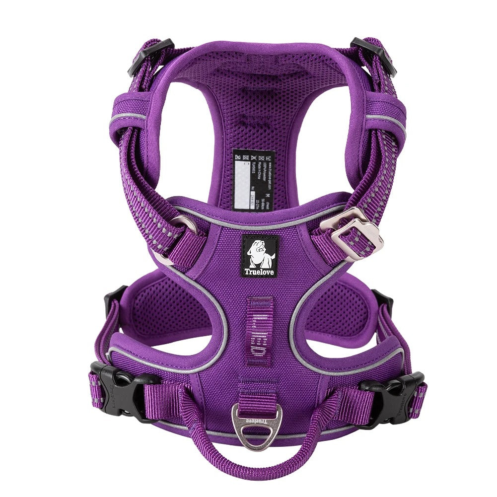 Truelove Reflective  Dog Harness – No Pull, Fully Adjustable